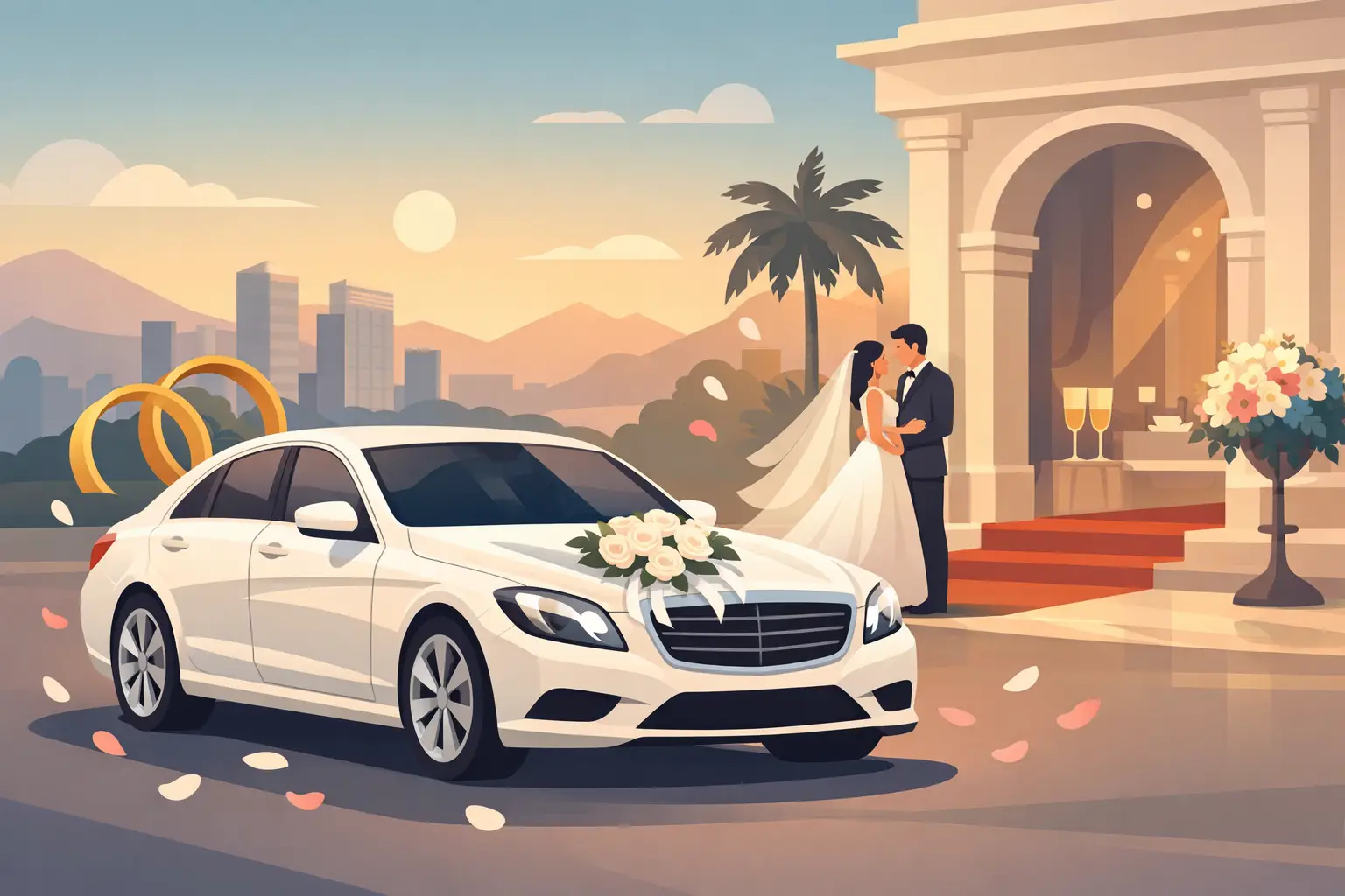 Wedding Car Rental Malaysia for a Polished Arrival