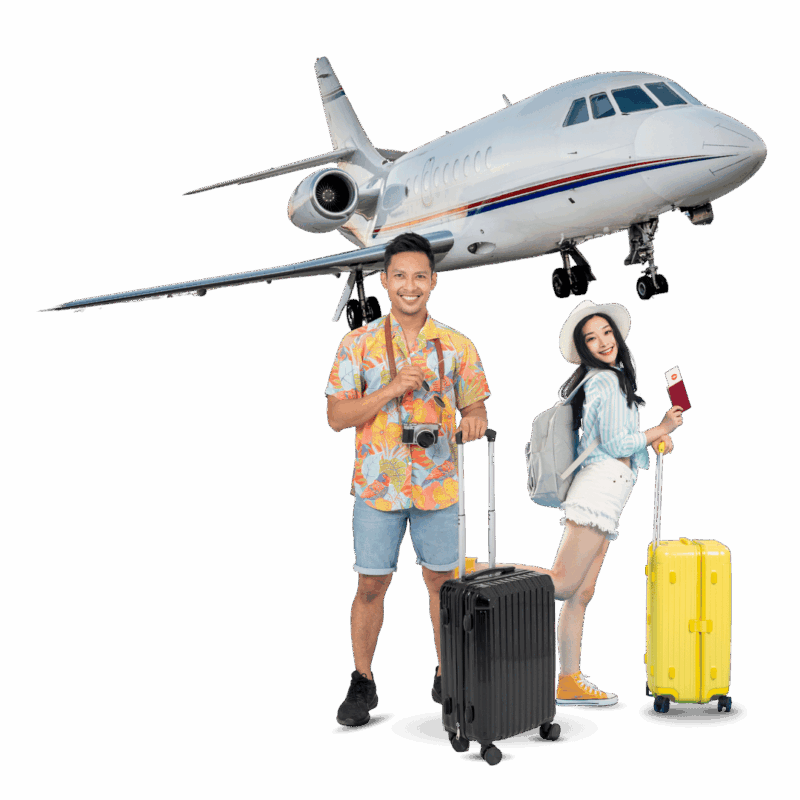 Corporate professional and tourist utilizing Private Helicopter Rental and aviation services 1